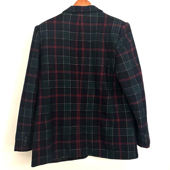 White Stag Women’s Plaid  Blazer Size 14 - Picture 9 of 12